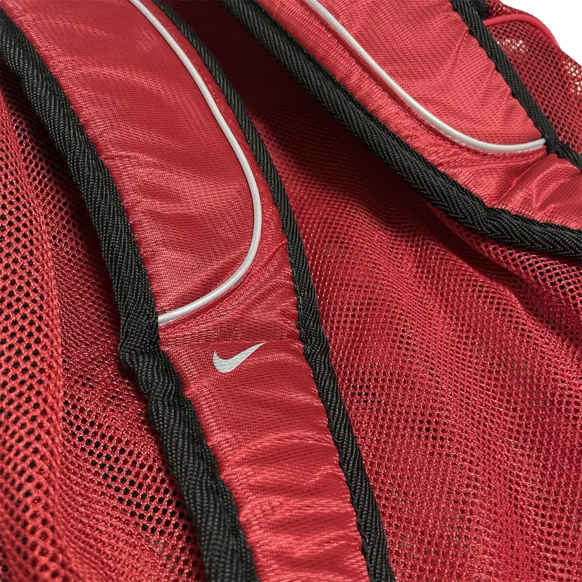 Nike vintage mesh red backpack