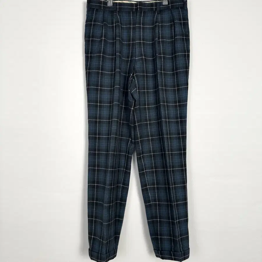 90s tartan check trousers