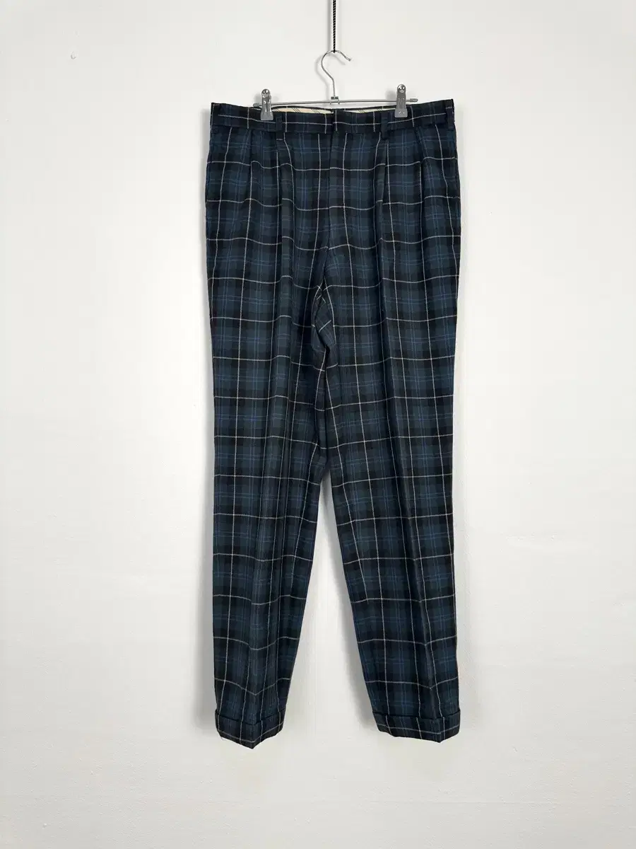 90s tartan check trousers