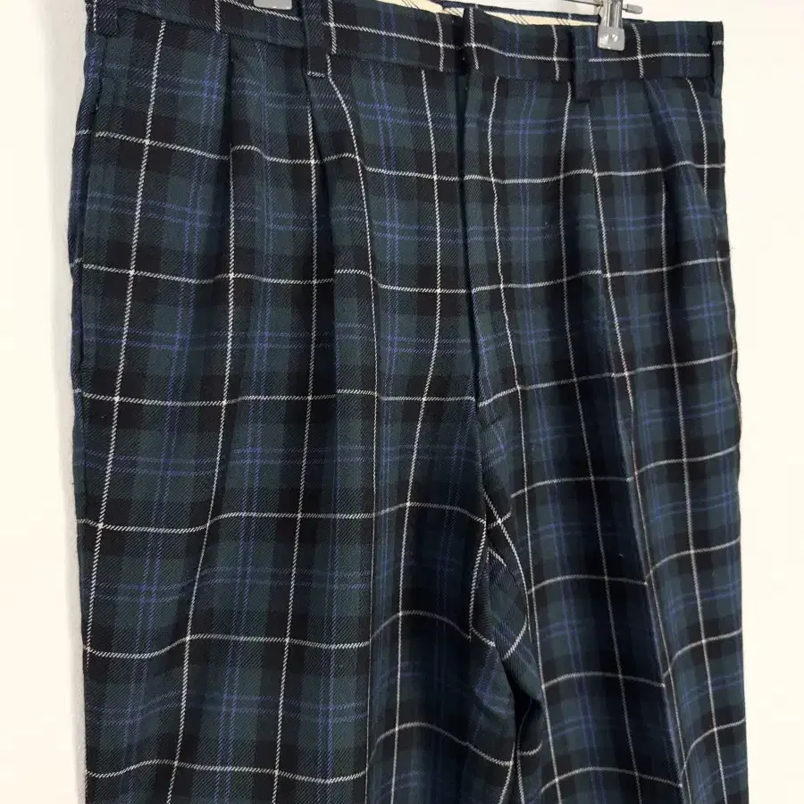 90s tartan check trousers