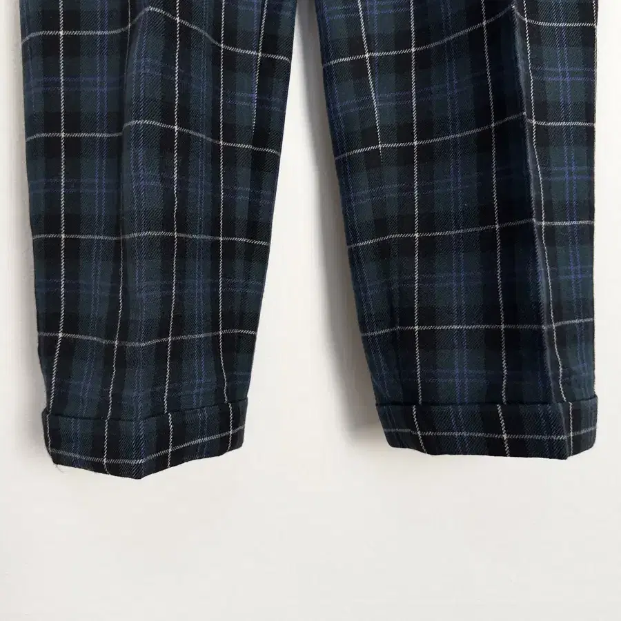 90s tartan check trousers