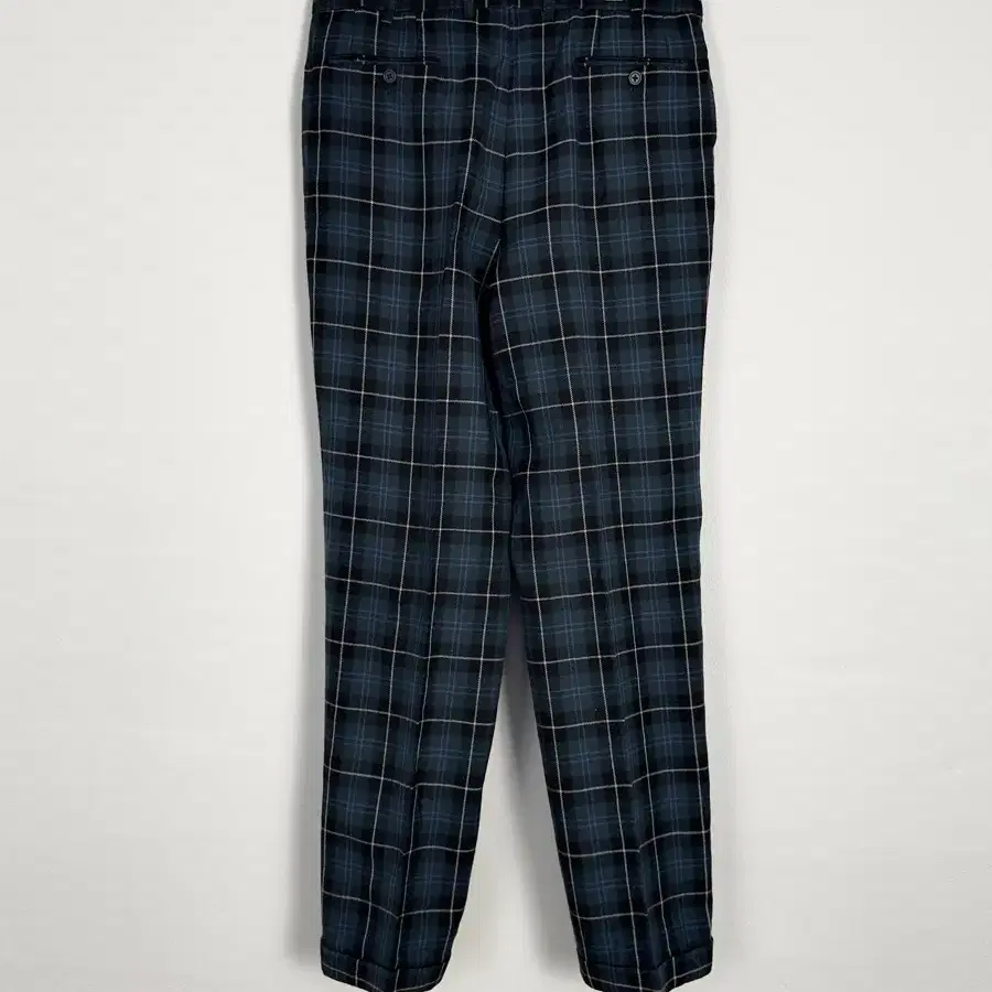 90s tartan check trousers