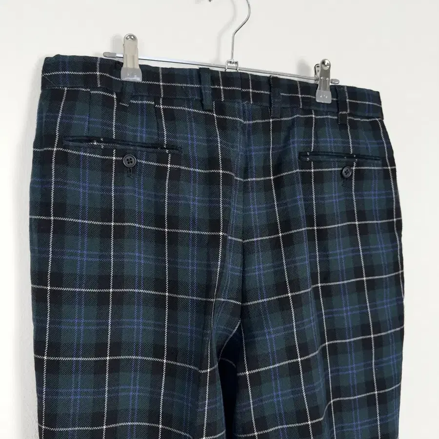 90s tartan check trousers