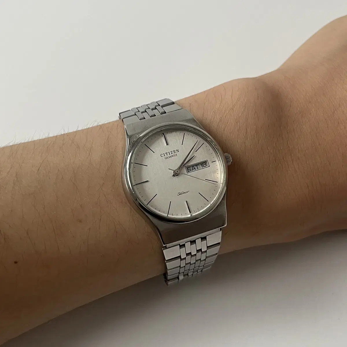 시티즌 - 70s homer silver dial quartz