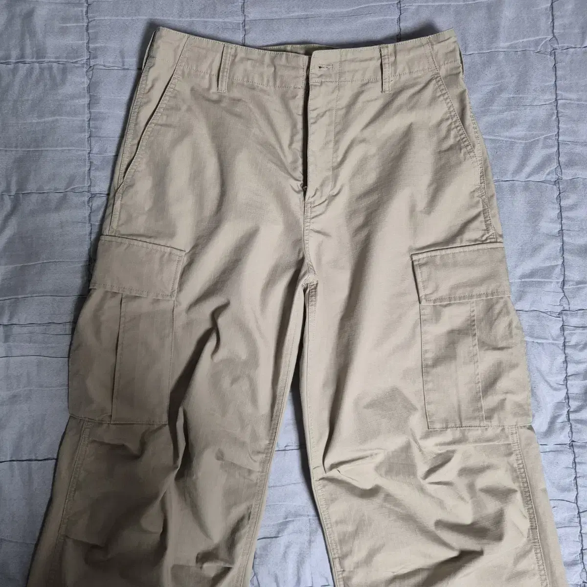 Ripstop Parachute Cargo Pants Beige [32]