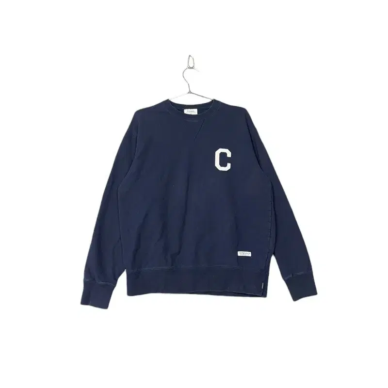 [CoverNet] Casual Logo Overfit Navy Sweatshirt Man to Man L