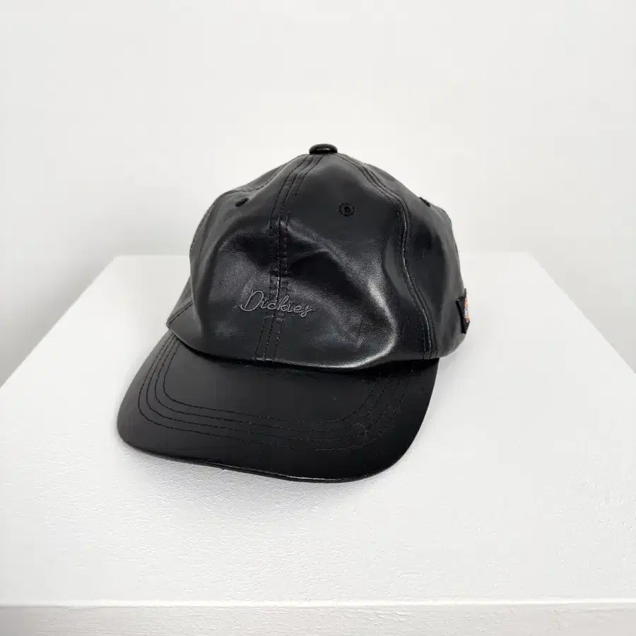 vintage dickies faux leather cap