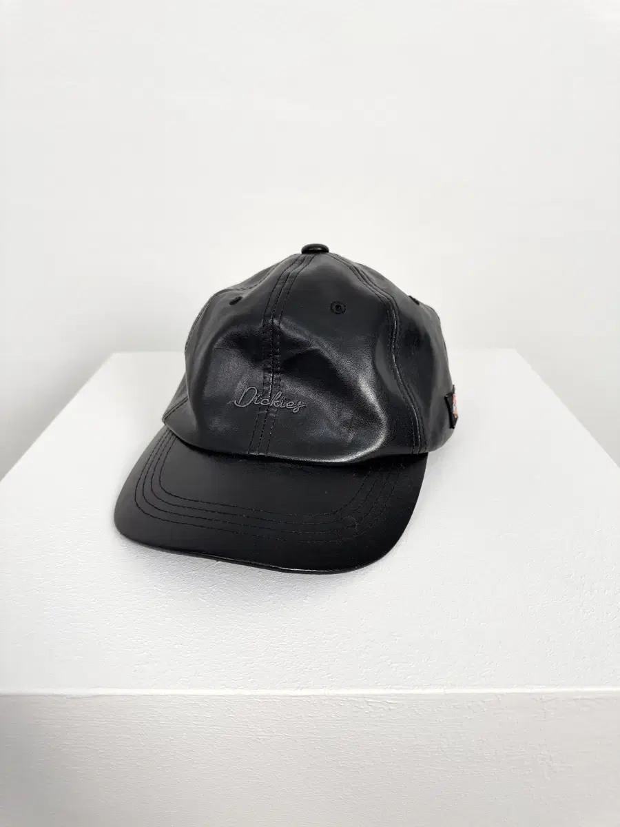 vintage dickies faux leather cap