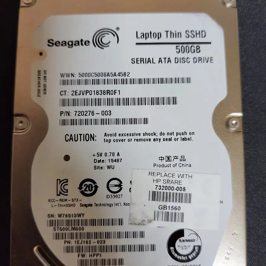 노트북 2.5인치 HDD 500GB