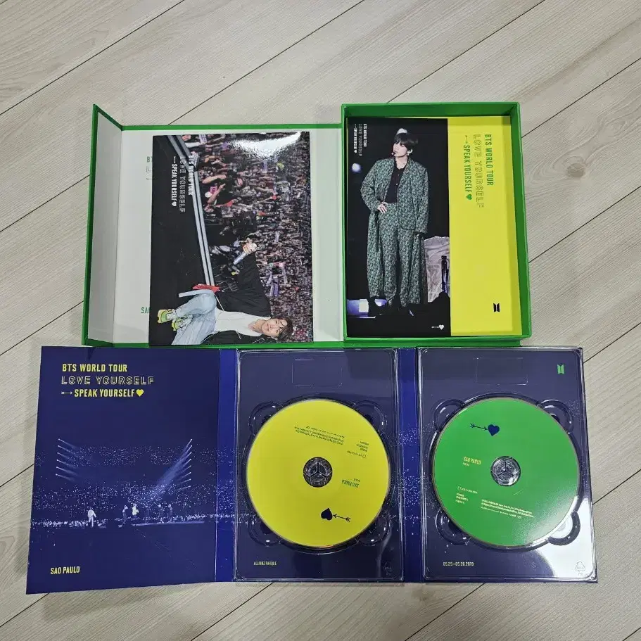 방탄 상파울루 DVD 뷔 북마크 풀박