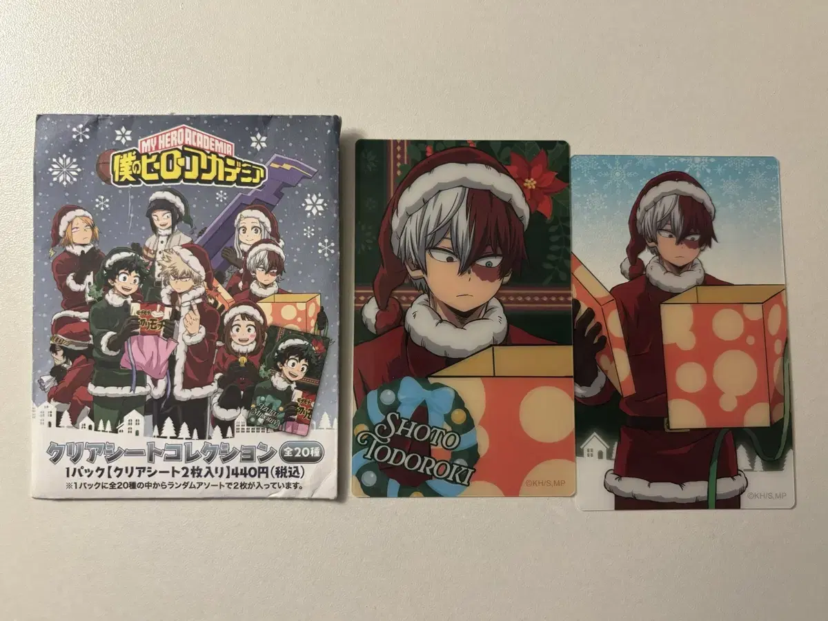 Hiroaka Todoroki Shoto Christmas Clear Card