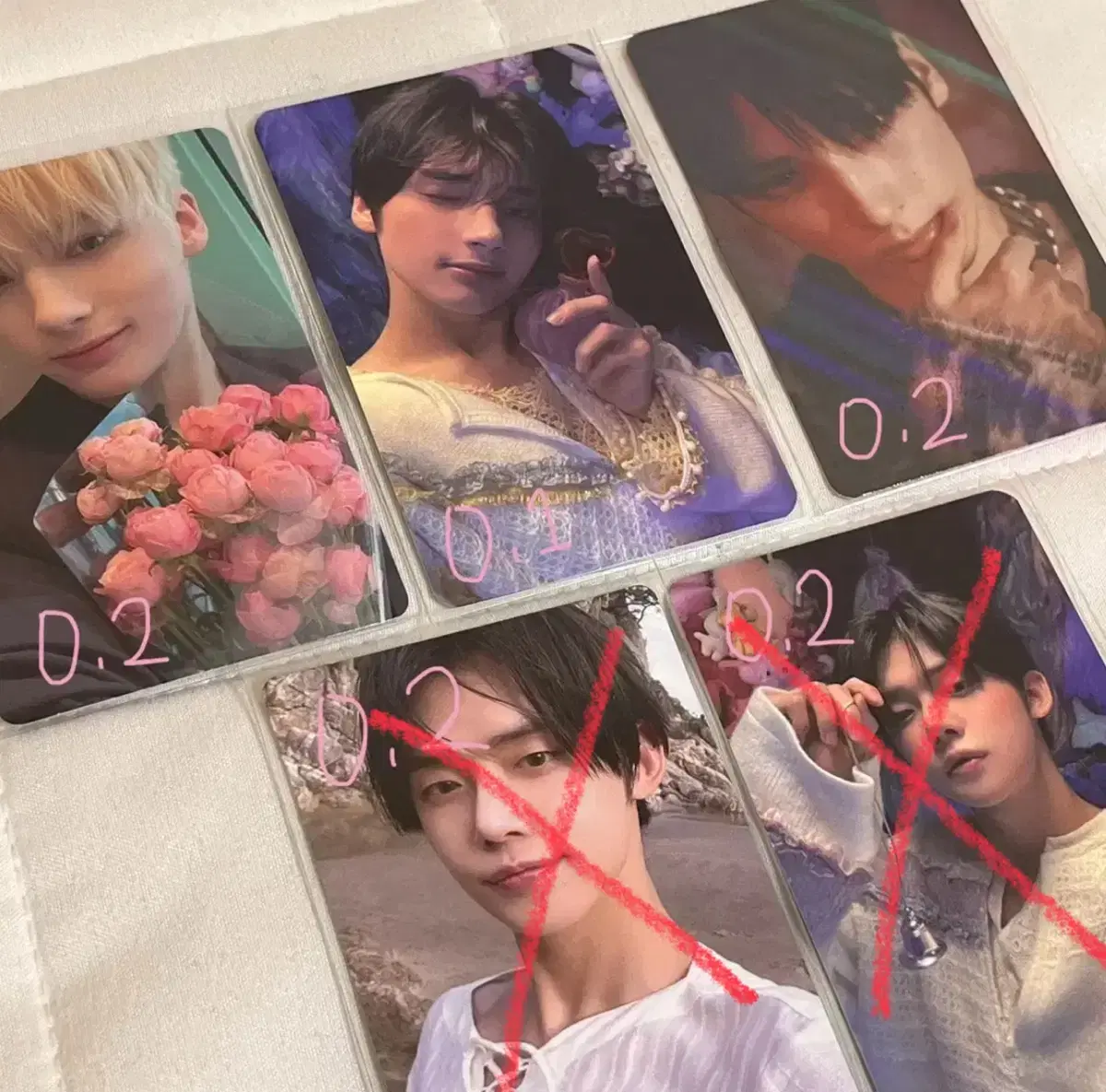 Tubatu txt yeonjun hueningkai photocard poka