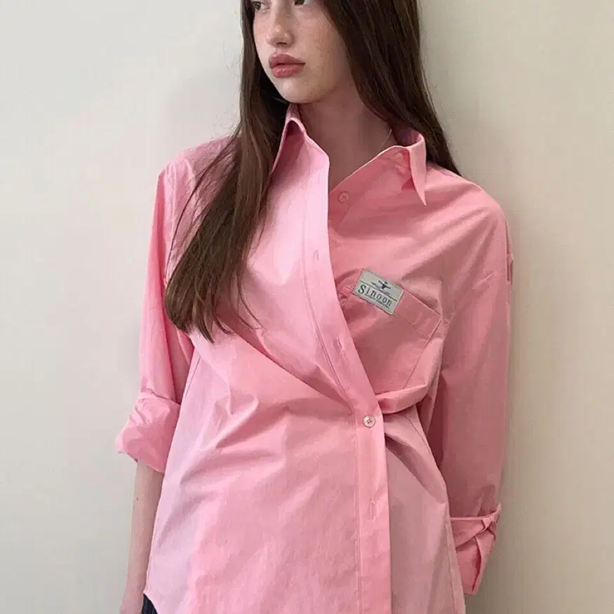 시눈 셔츠 classic cotton shirt (Light Pink)