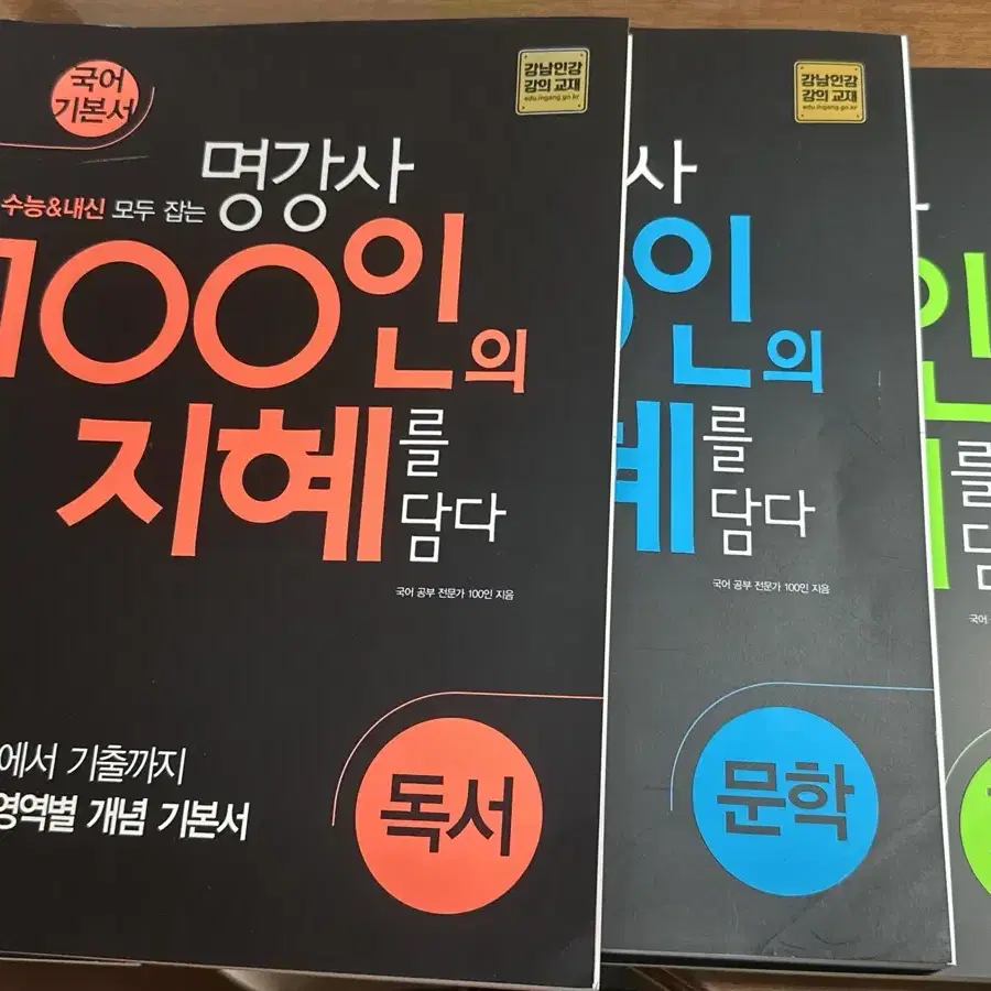 100인의 지혜 (문학,독서,문법화작 일괄)