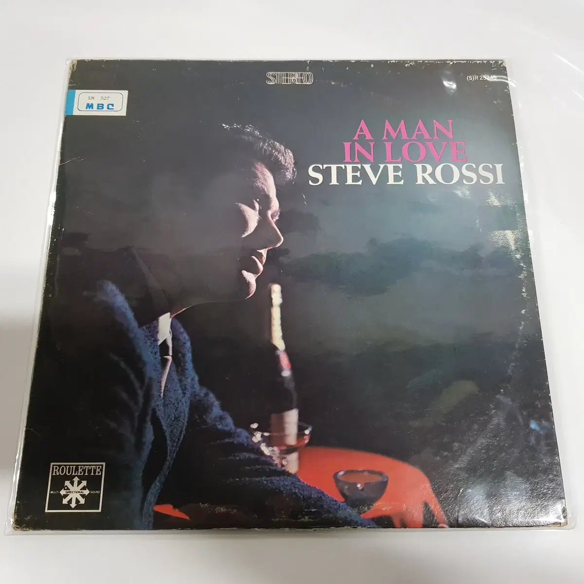 A MAN IN LOVE STEVE ROSSI LP