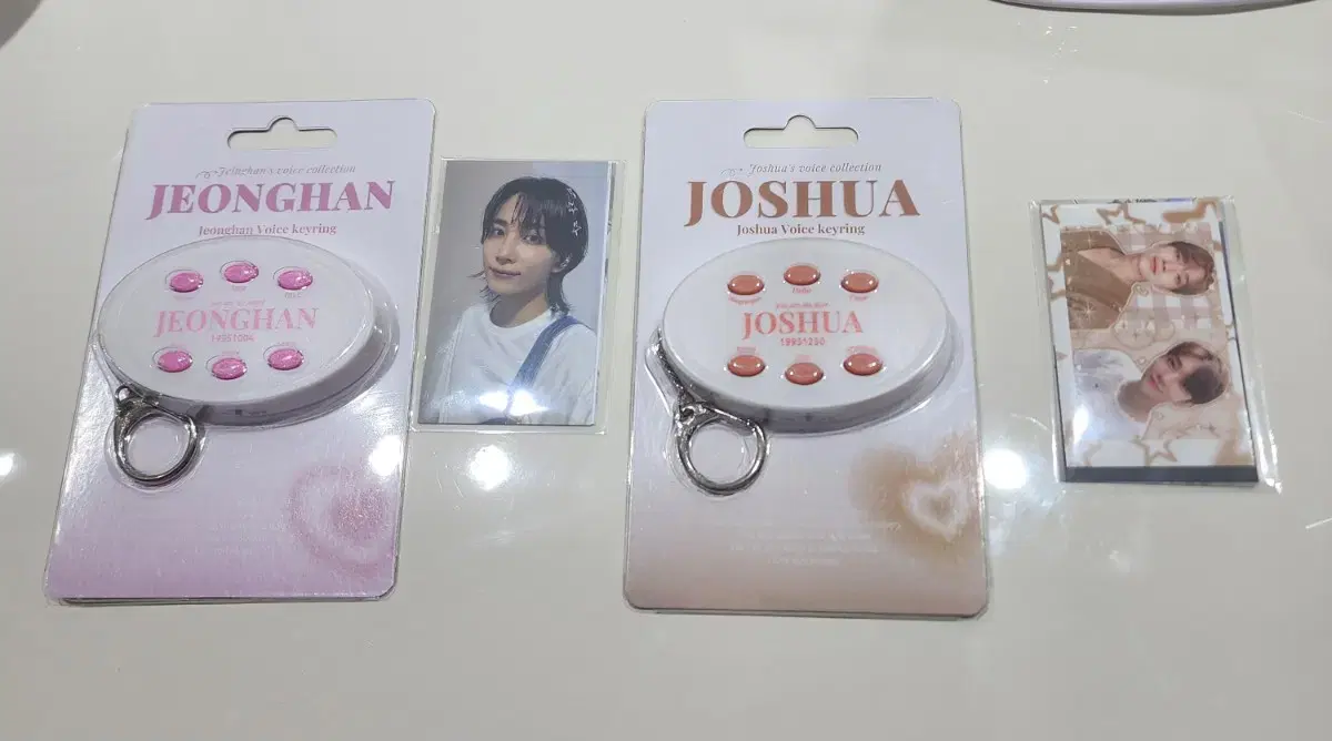 Seventeen Voice Keyring jeonghan joshua wts Individual bulk seventeen album photocard Merchandise