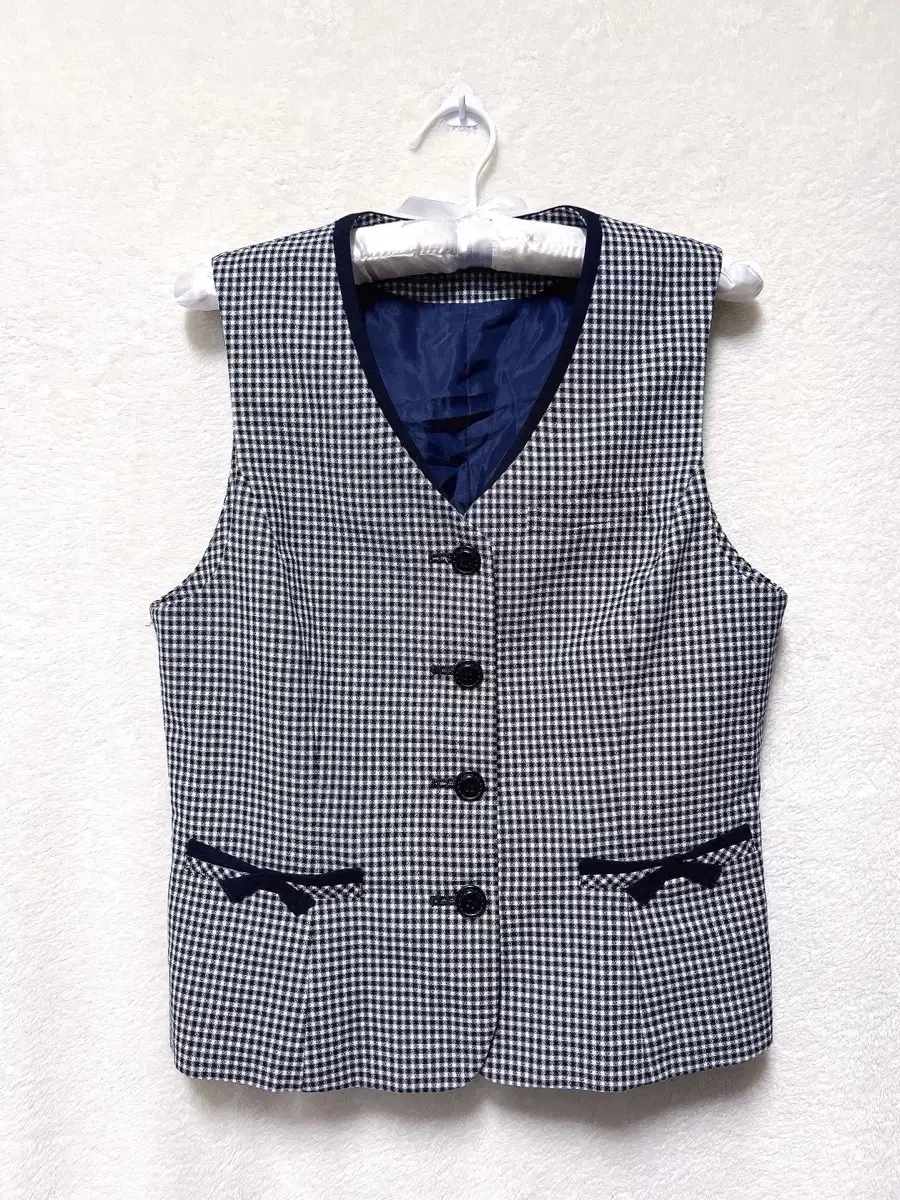 Check Ribbon Vest Vest Logan Romantic Gothic Gyaru Gothic Punk Mass-produced Minesweeper