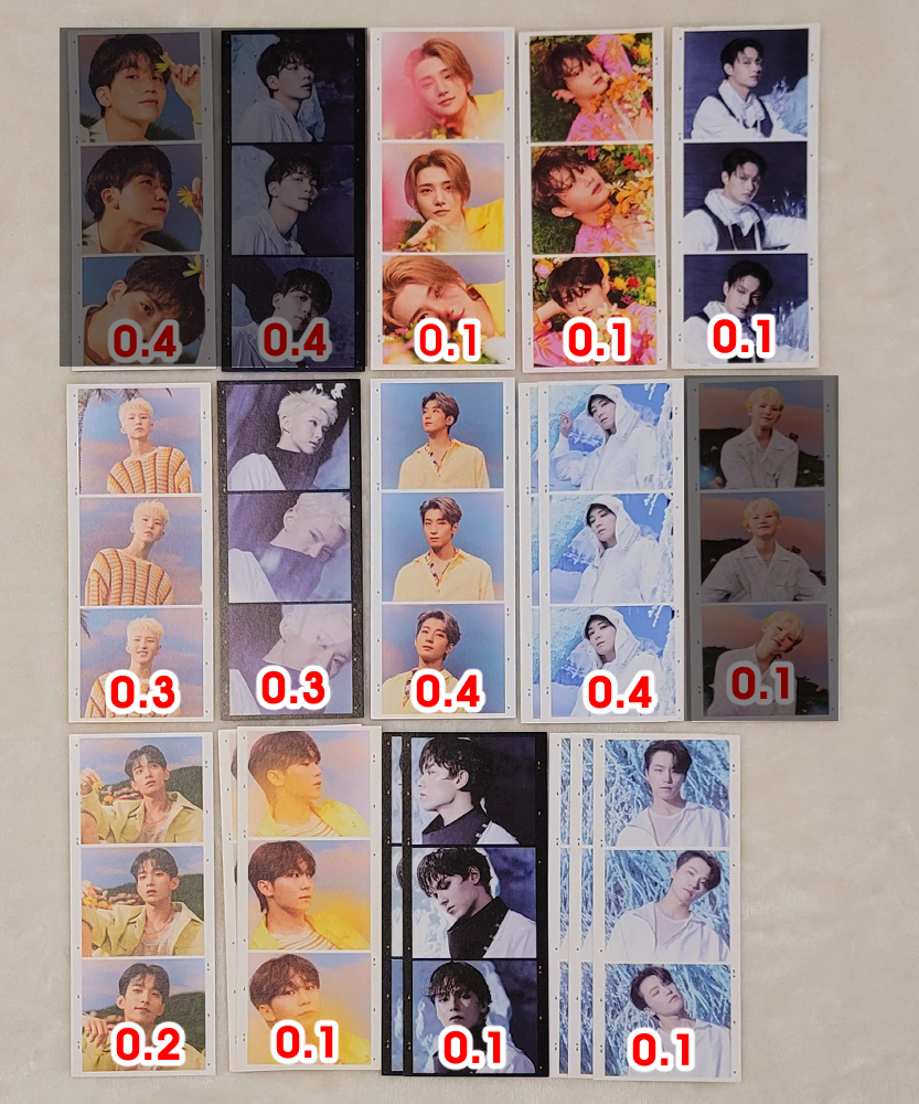 Sector17 album Components wts seventeen Secut Film sticker hoshi wonwoo woozi DK