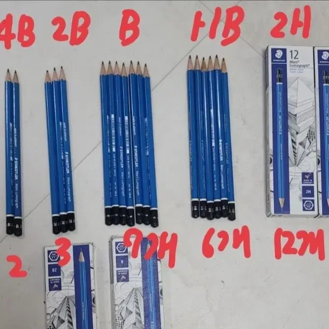 스테들러 연필 +톰보연필+ 컴퍼스