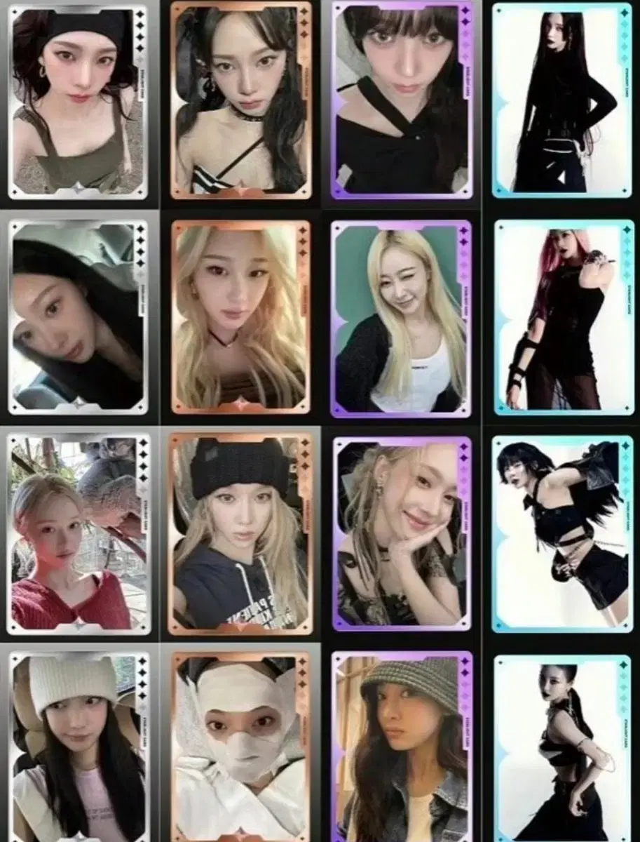 aespa q q music tc tools unreleased photocard photocard karina giselle wintering