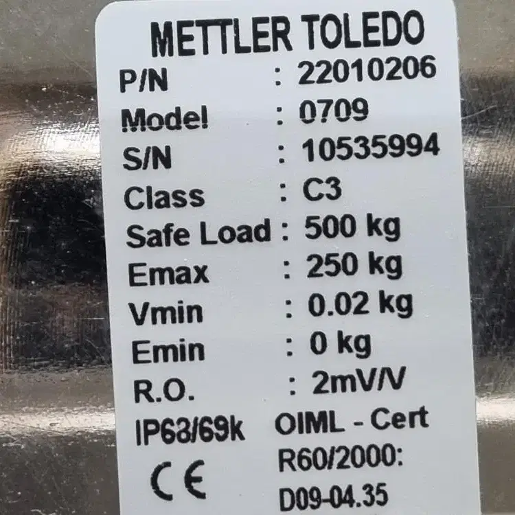 Mettler Toledo 0709 메틀러 토레도 플랫폼 저울 500kg