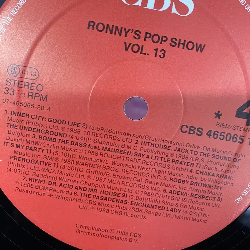 RONNYS POP SHOW LP / AA1857