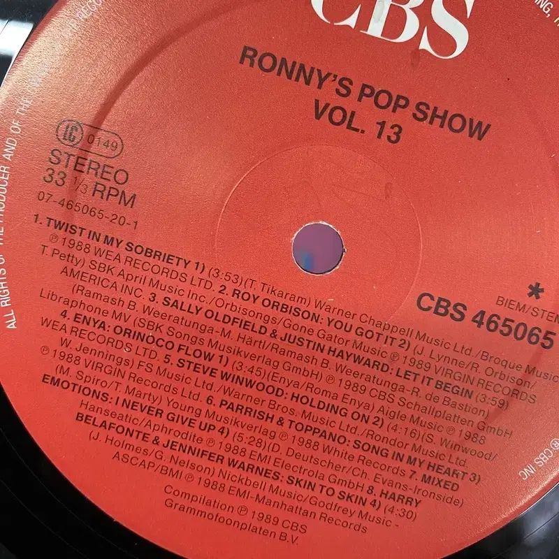 RONNYS POP SHOW LP / AA1857