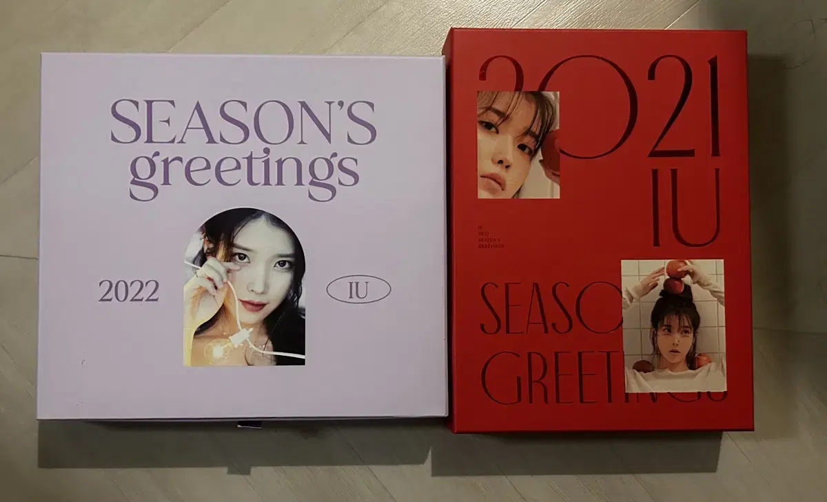 Source) iu 2021 2022 season's greetings full set bulk WTS