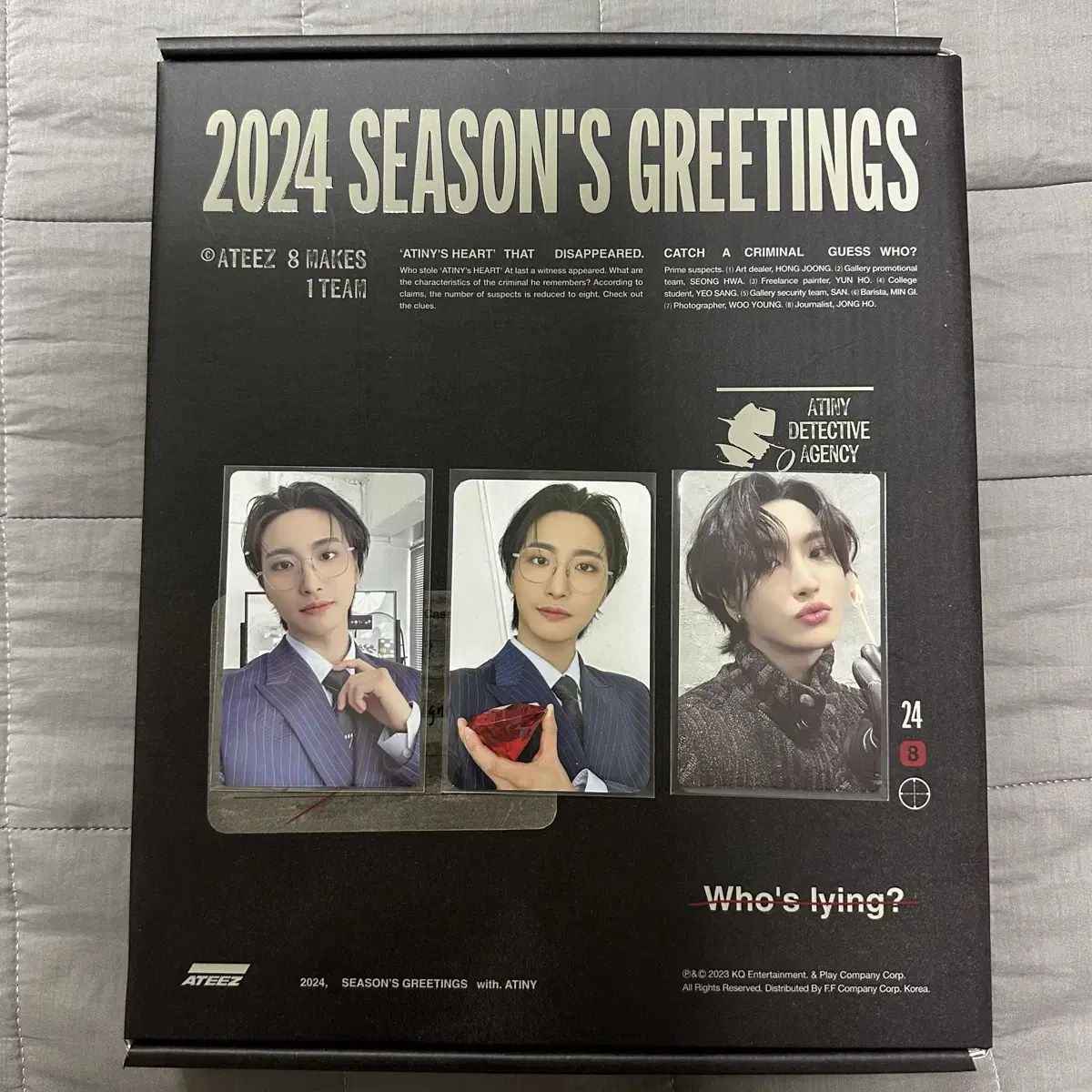 ateez 2024 seasons greetings wts pre-order benefit seonghwa