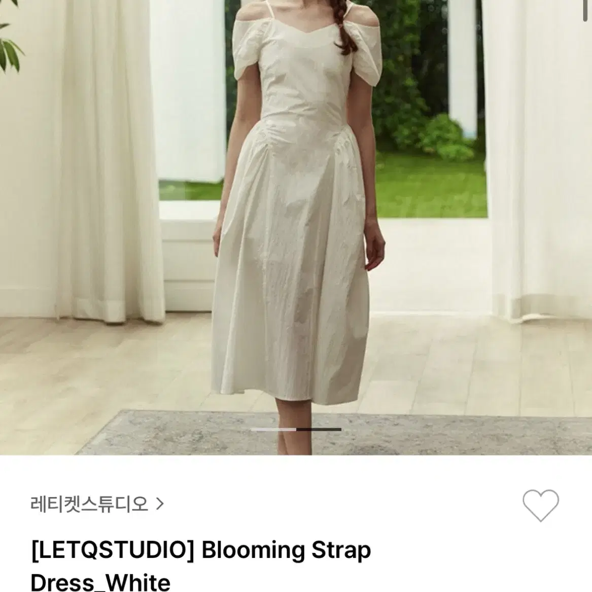 [레티켓스튜디오] blooming strap dress S