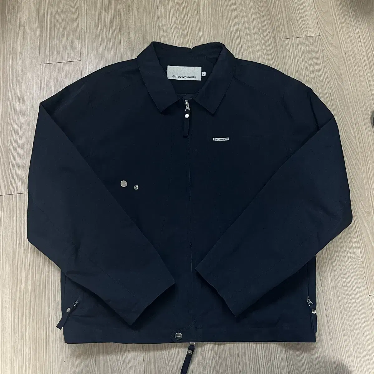 [L] 2WAY ZIP SINGLE JACKET NAVY