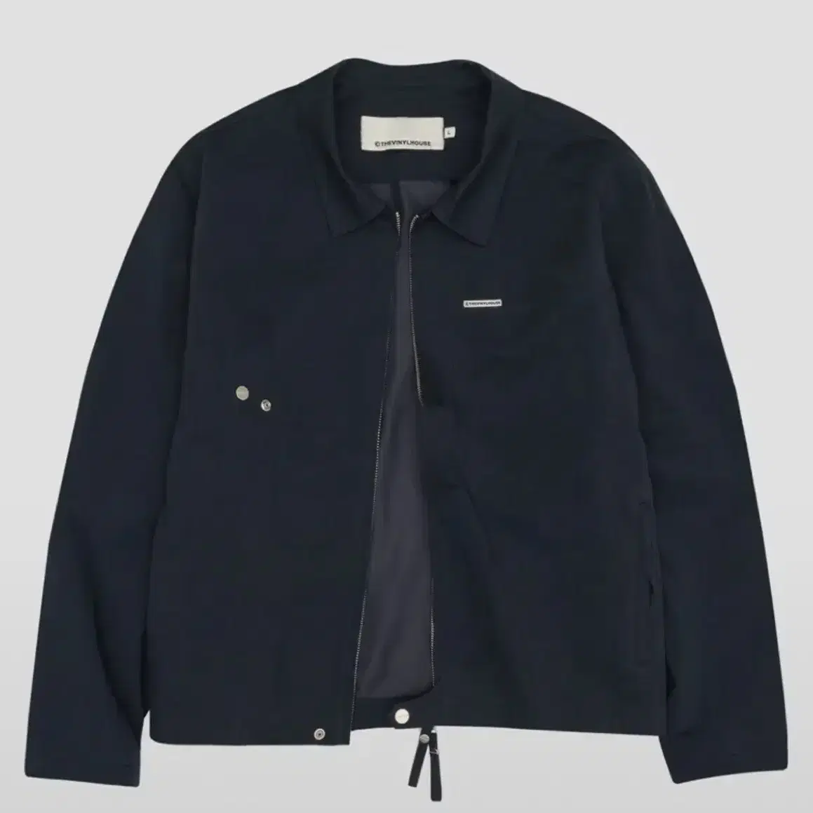 [L] 2WAY ZIP SINGLE JACKET NAVY