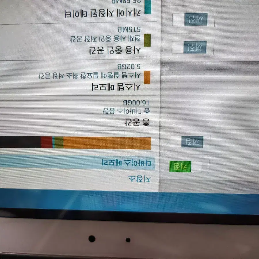 부품용 구형 태블릿 4개