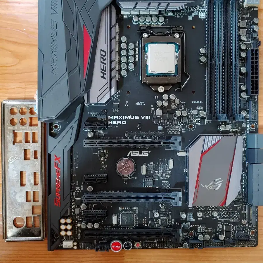 CPU i7 7700k + ASUS MAXIMUS 메인보드