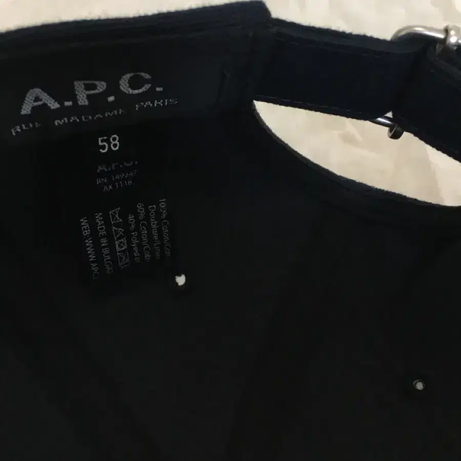 [상태최상]아페쎄 APC 모자 볼캡 정품 아페세 가방 에코백 맨투맨