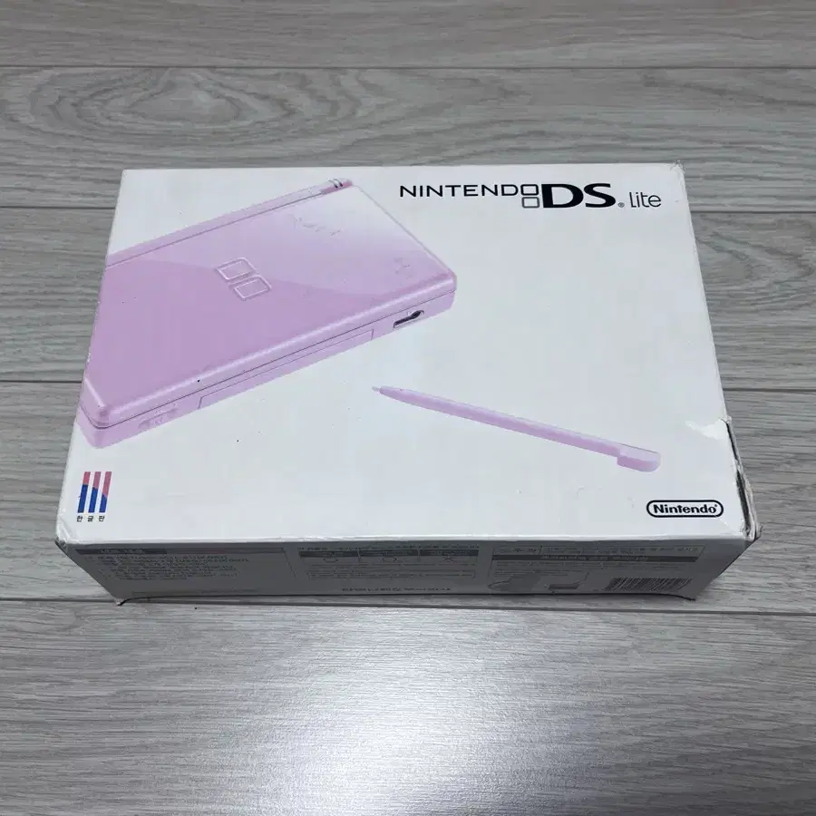 [국내 정발] 닌텐도 ds lite 노블핑크 박셋