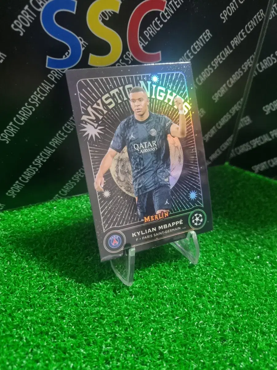 24Tops Merlin Paris Saint-Germain Kylian Mbappe insert soccer kard!