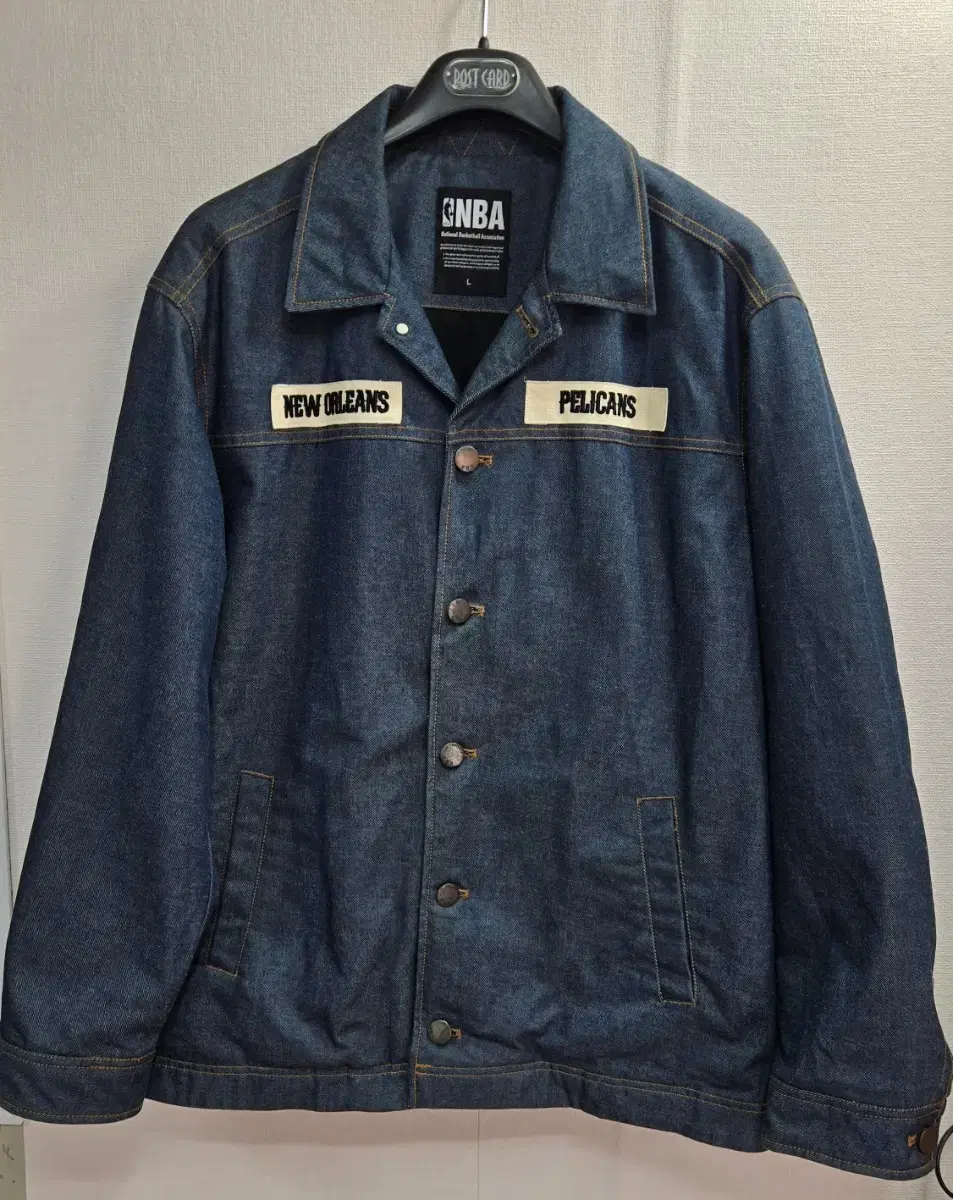 NBA Large-Overfit Denim Jacket