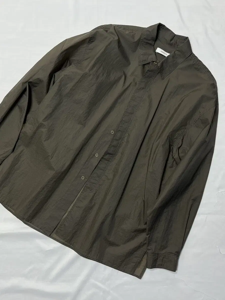 M) Amorento Shear Shirt Brown