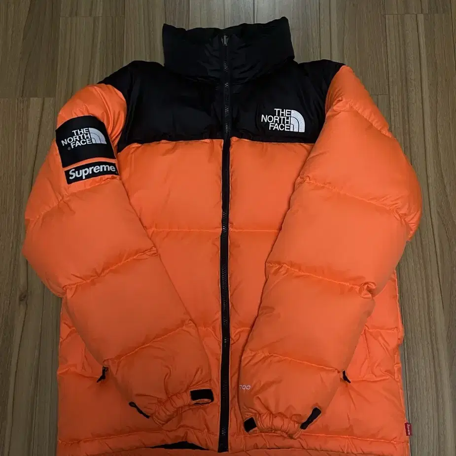 supreme x northface 슈프림 노스페이스 눕시 패딩 오렌지M