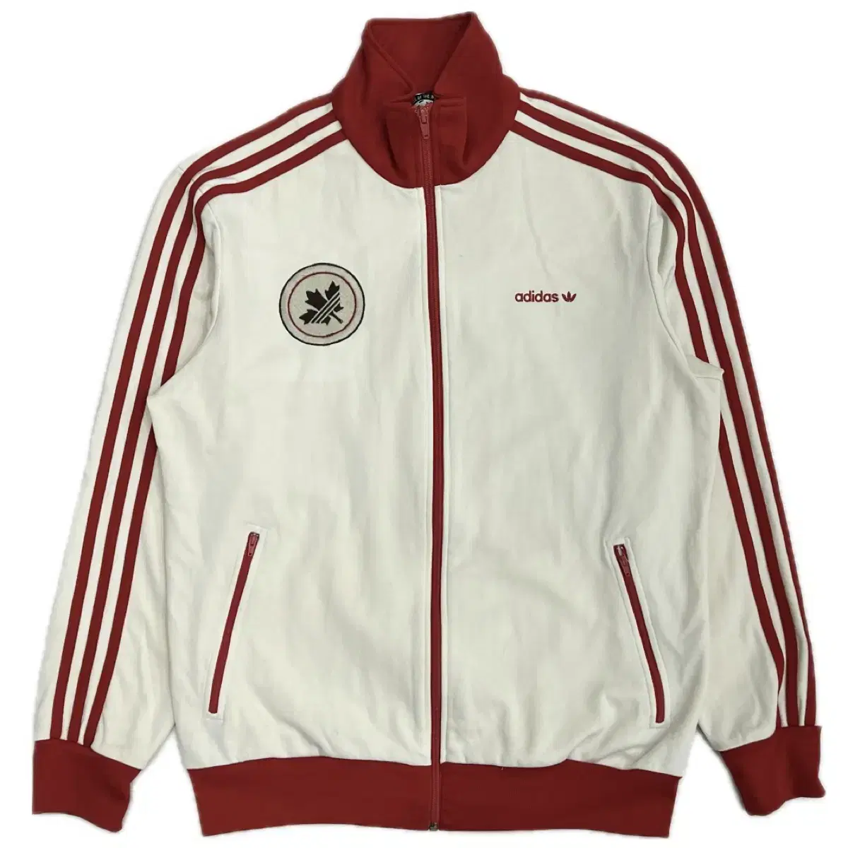 adidas Canada Tracktop Jersey Zip Jacket 110 size XXL 2XL