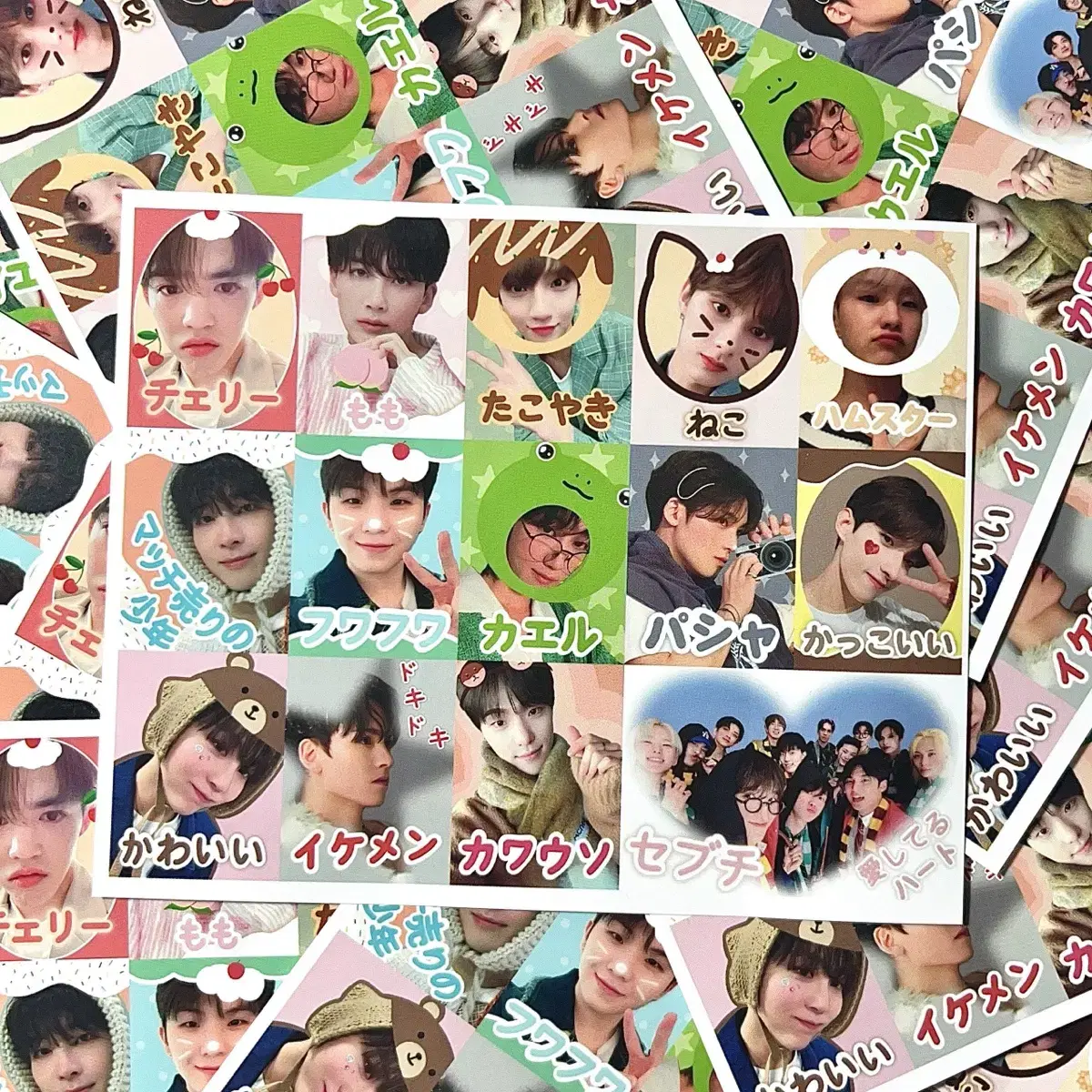 Seventeen purikura unofficial goods