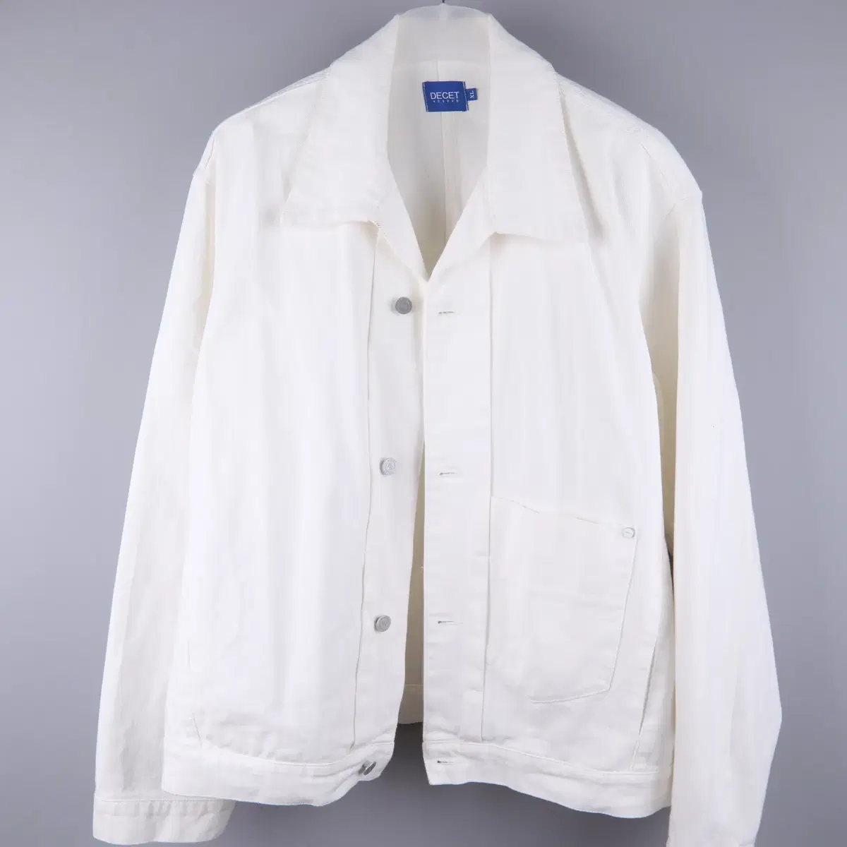 DECET Degette Ivory Denim Jacket (XL)