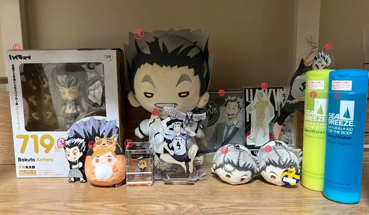 Haikyuu Bokuto Atsumu Kageyama Goods Disposal Nendoroid Deowater