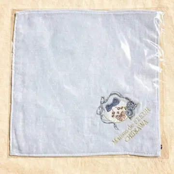 치이카와 Maison de FLEUR 자수 손수건 하치와레 (먼작귀)