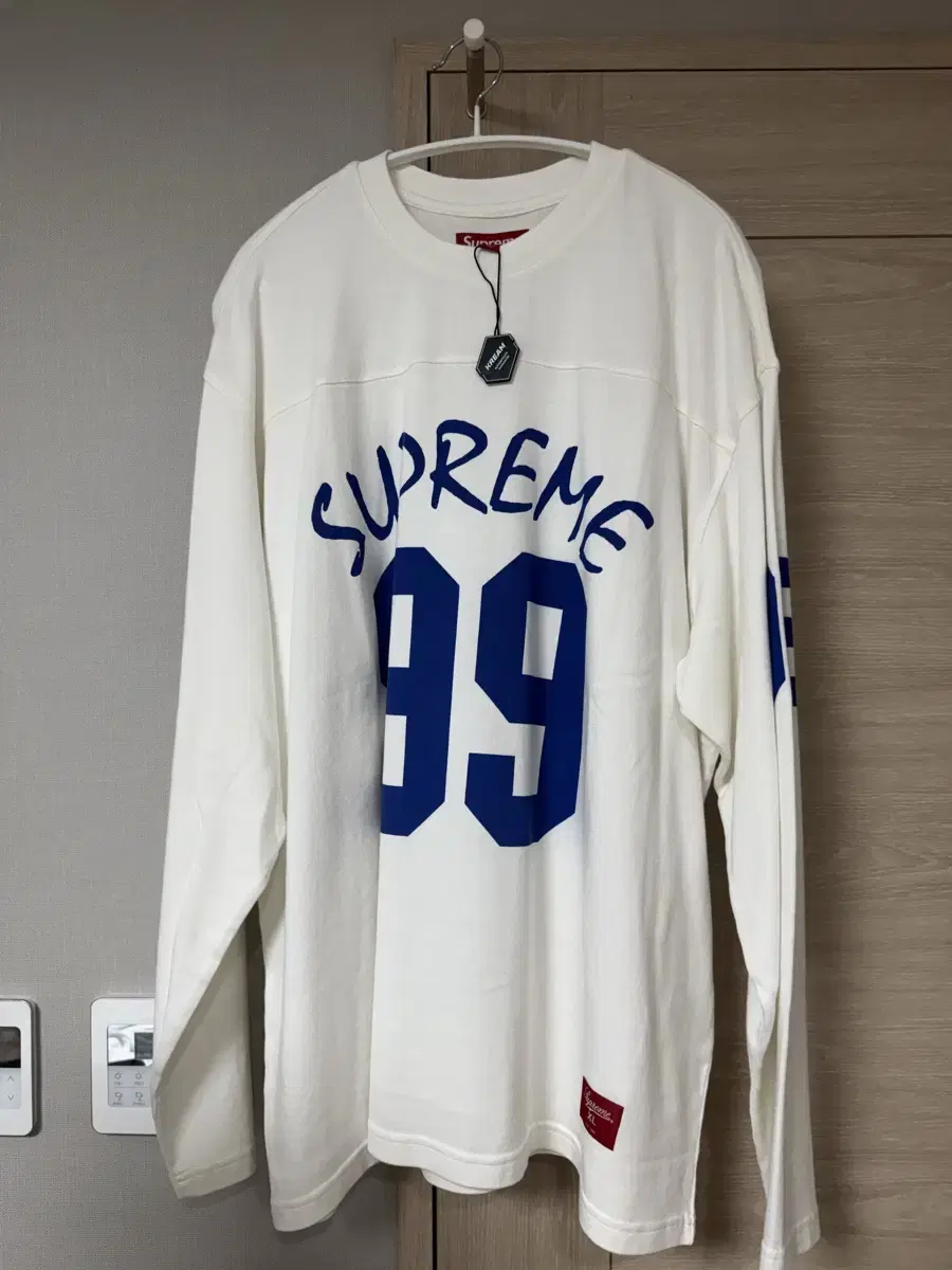 Supreme 99 Long Sleeve Football Top Stone - 24SS XL sells