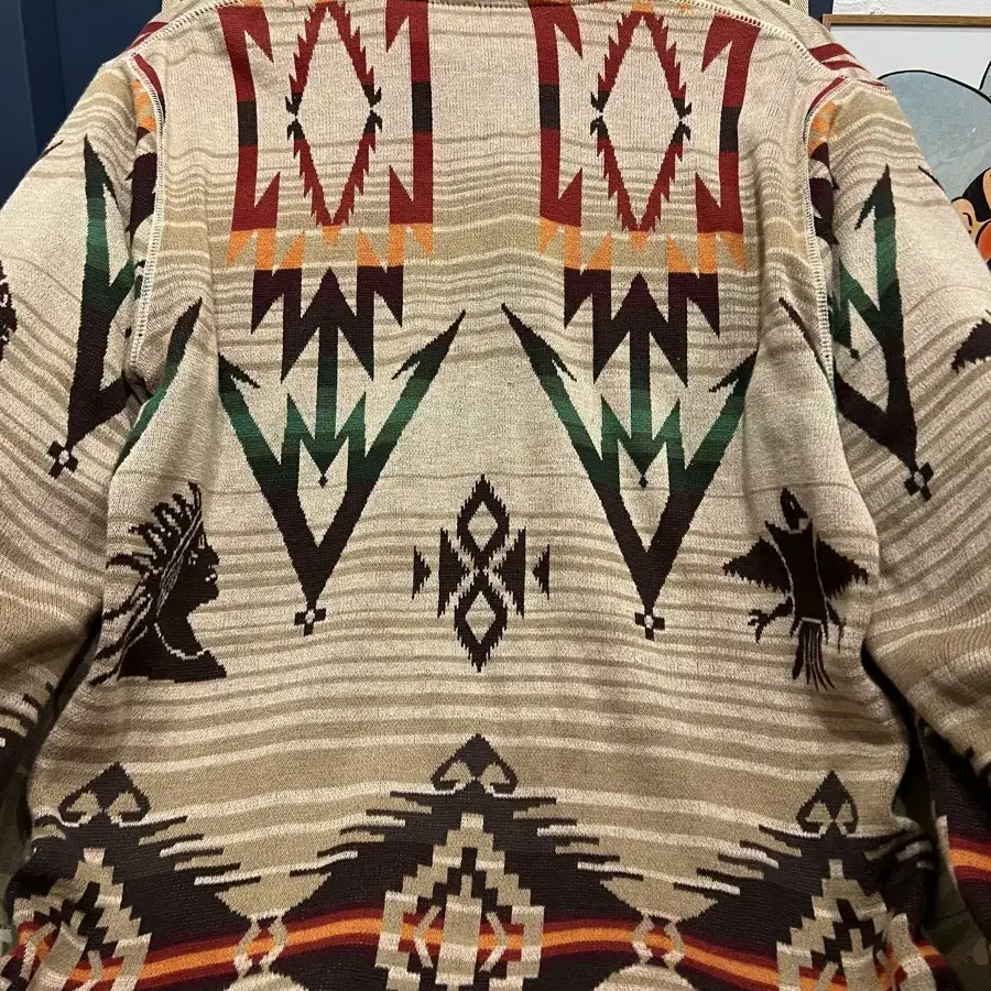 POLO AZTEC NATIVE NAVAJO 폴로랄프로렌 나바호 가디건