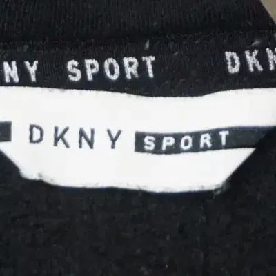 M9543 - DKNY 남성105사이즈 블랙 기모 후드집업