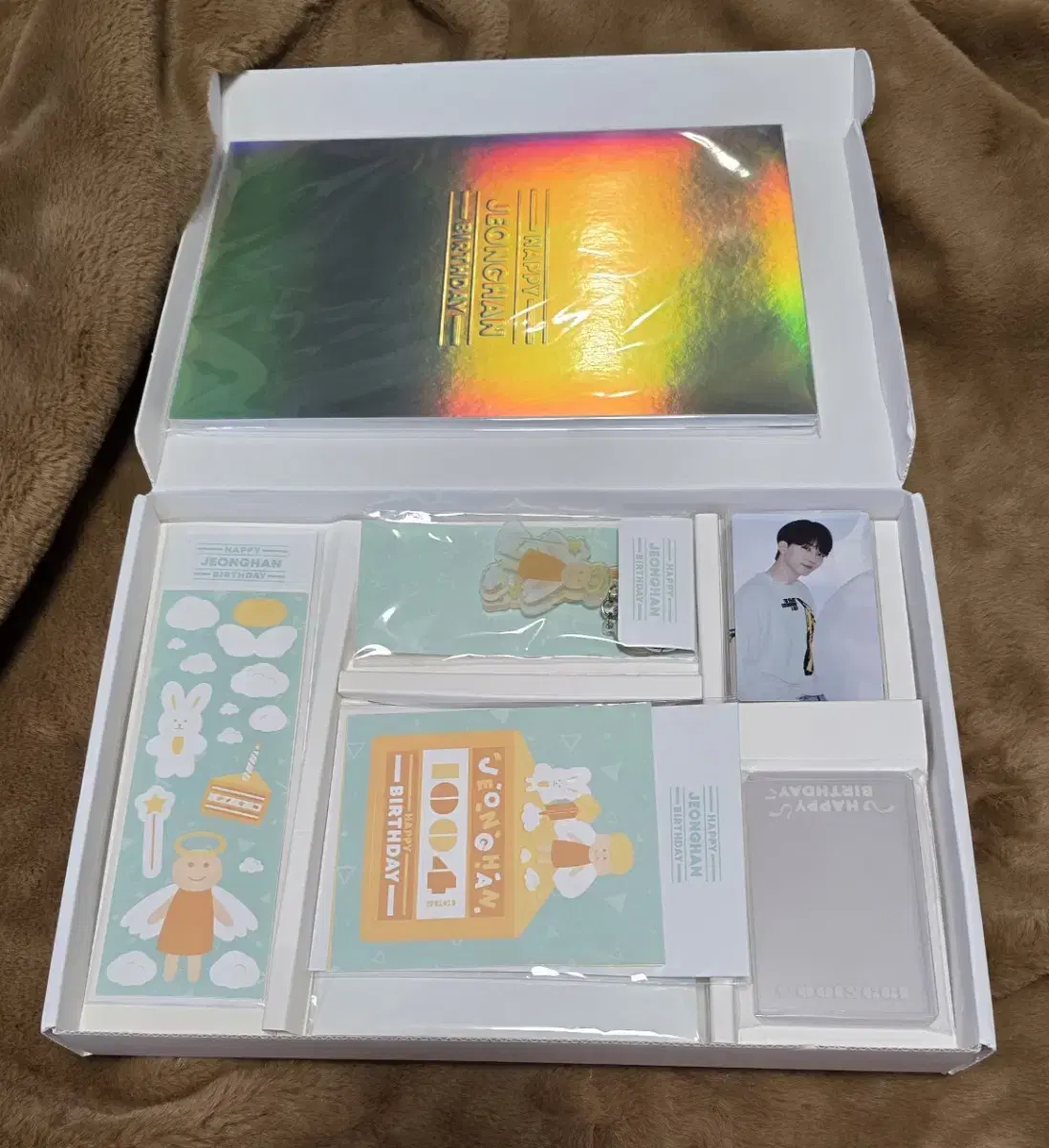 Jeonghan's 22nd and 23rd birthday box