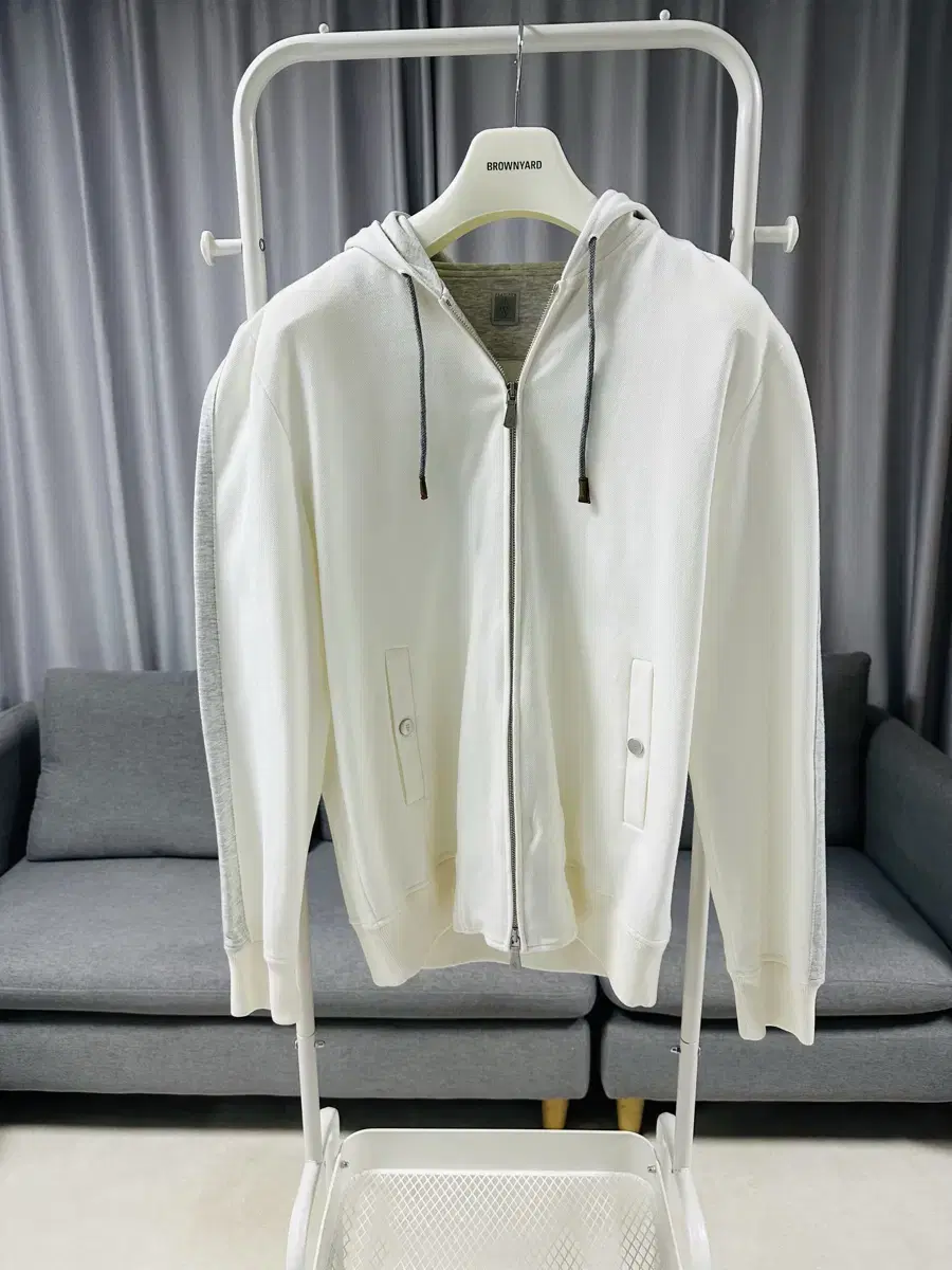 Eleventy Hooded Zip Up (Brand New) (Luxury Genuine)